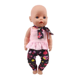 Schöne wiedergeborene Puppenkleidung und Shorts für das Neugeborene, amerikanische Puppenzubehör, unsere Generation Nuuco, 43 cm, 18 in 6 Hauptverkäufe Baby Alive Kleidung - №4