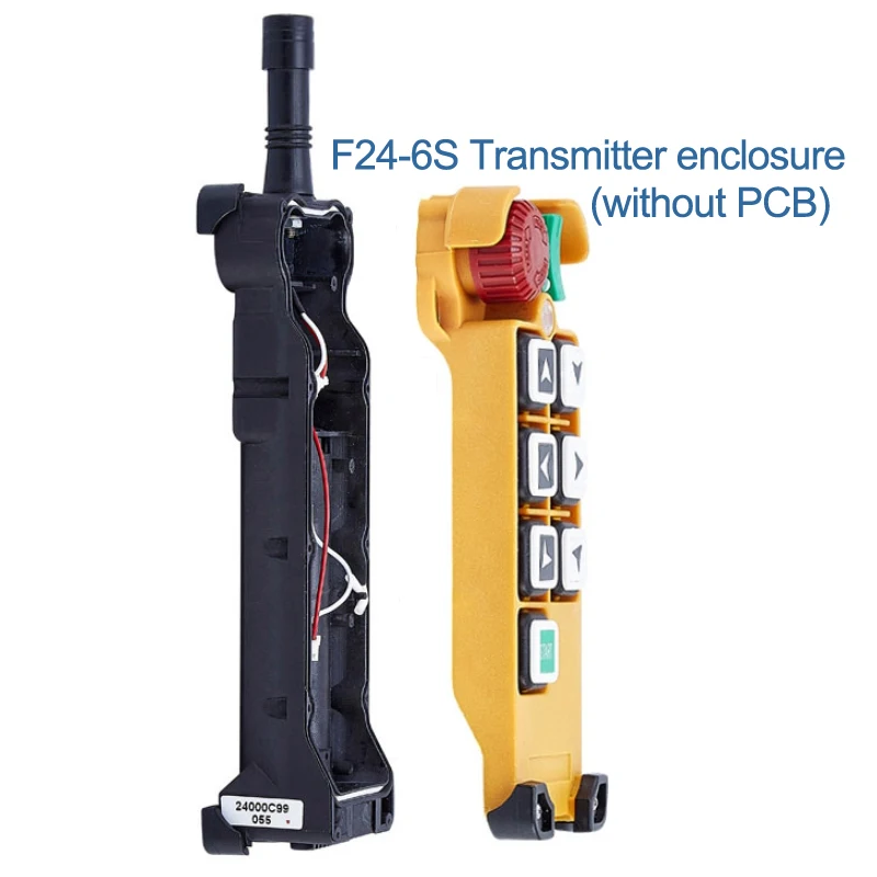 Telecontrol Telecrane compatible industrial remote control F24-6s F24-6D transmitter controller cover enclosure box