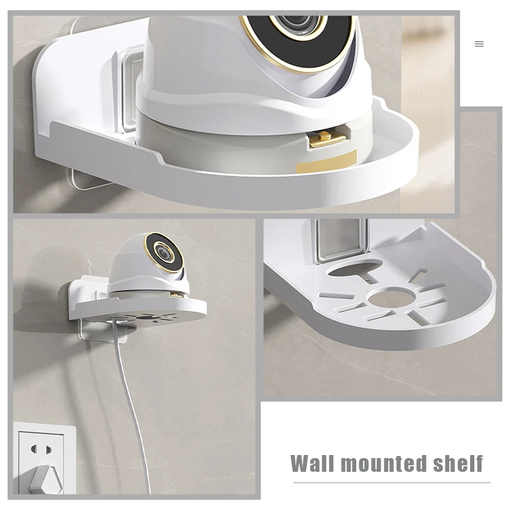 Baby Monitor Shelf Universal Adhesive Security Cameras Speaker Wall Mounts Bracket Stands Router