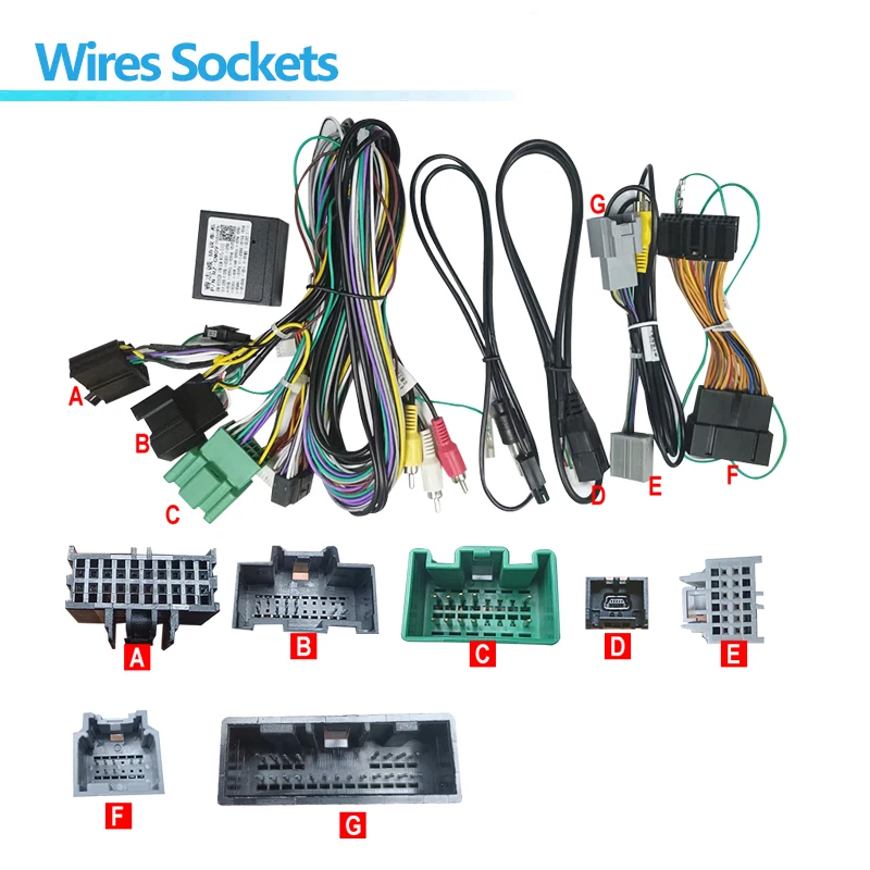 android Car radio Canbus Box Decoder For Buick Envision Verano Chevrolet S10 Colorado 16 pin Wiring Harness Plug Power Cable