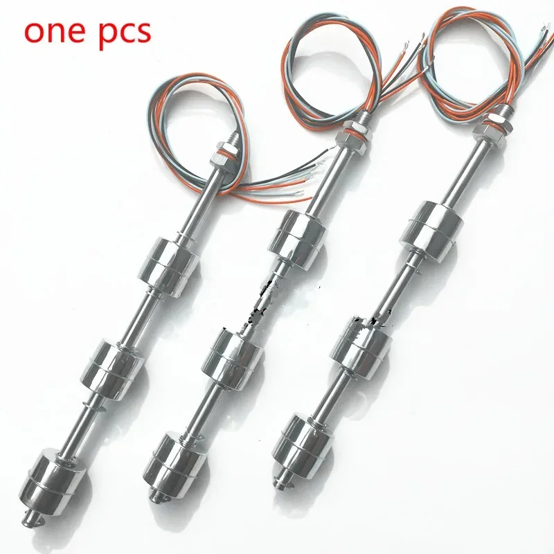 Length 150-600MM three floating balls of stainless steel automatic level 220V switch sensor