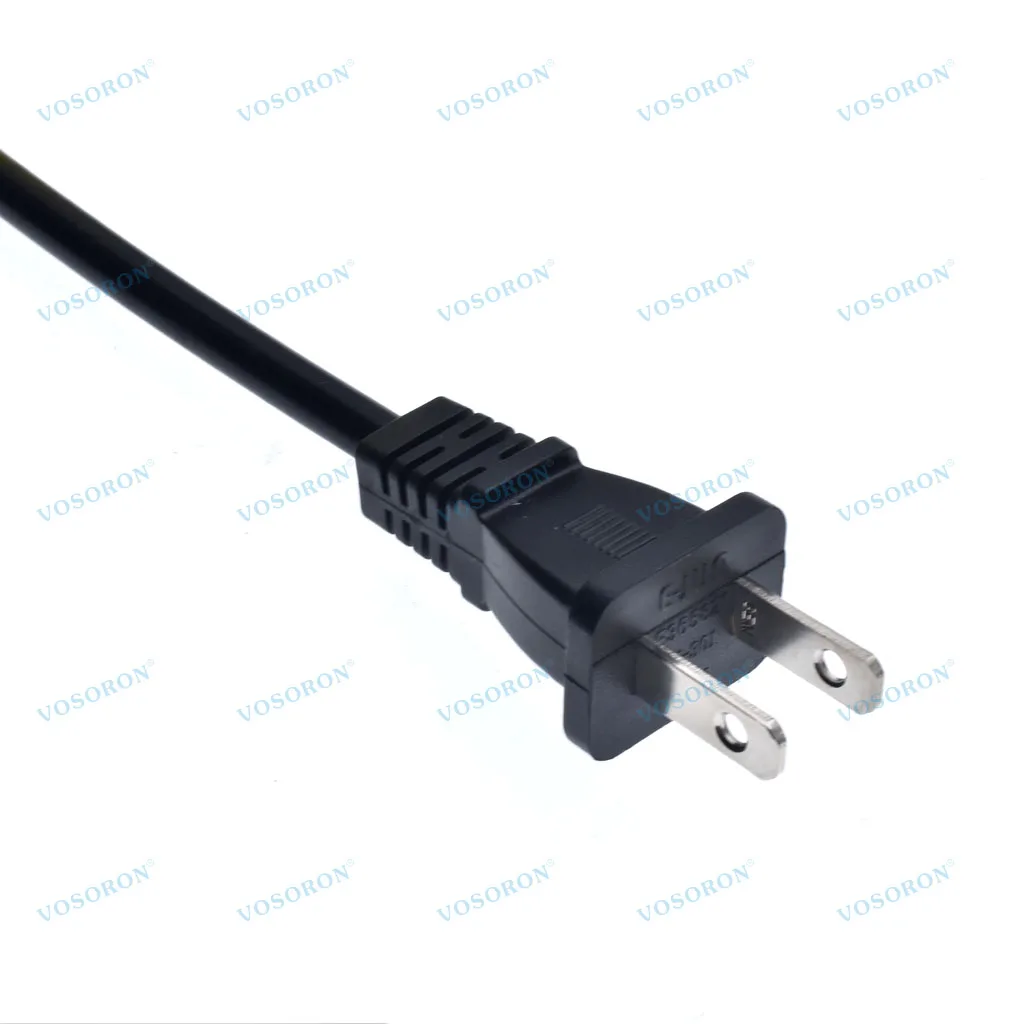 NEMA 1-15P to IEC 320 C5 power cable,2 Pin JP US Plug 2 Pole IEC 60320 C5 3 Prong AC Power Cord Short Laptop Portable Cable 30cm