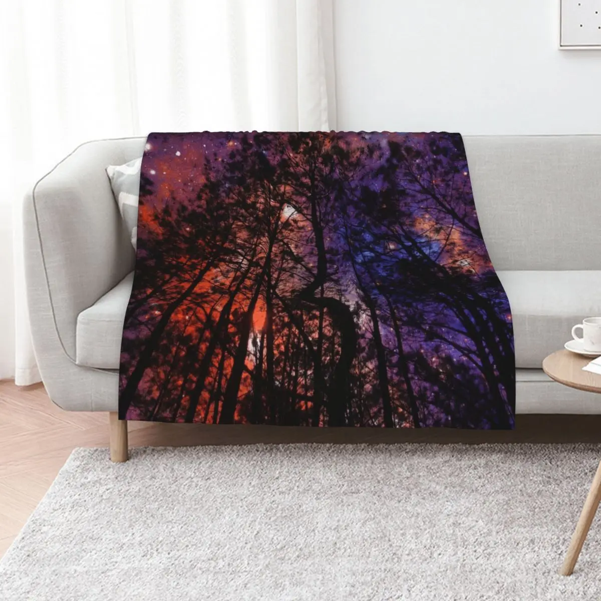 Twisted Forest Deep Autumn Throw Blanket Soft Beds Bed Plush Plaid on the sofa Travel Blankets