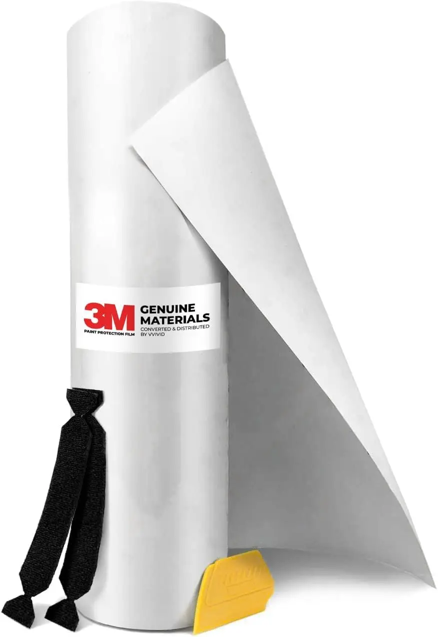 

3M Clear Paint Protection Vinyl Film 24x96 Inch with Tools for Car Scratch Prevention