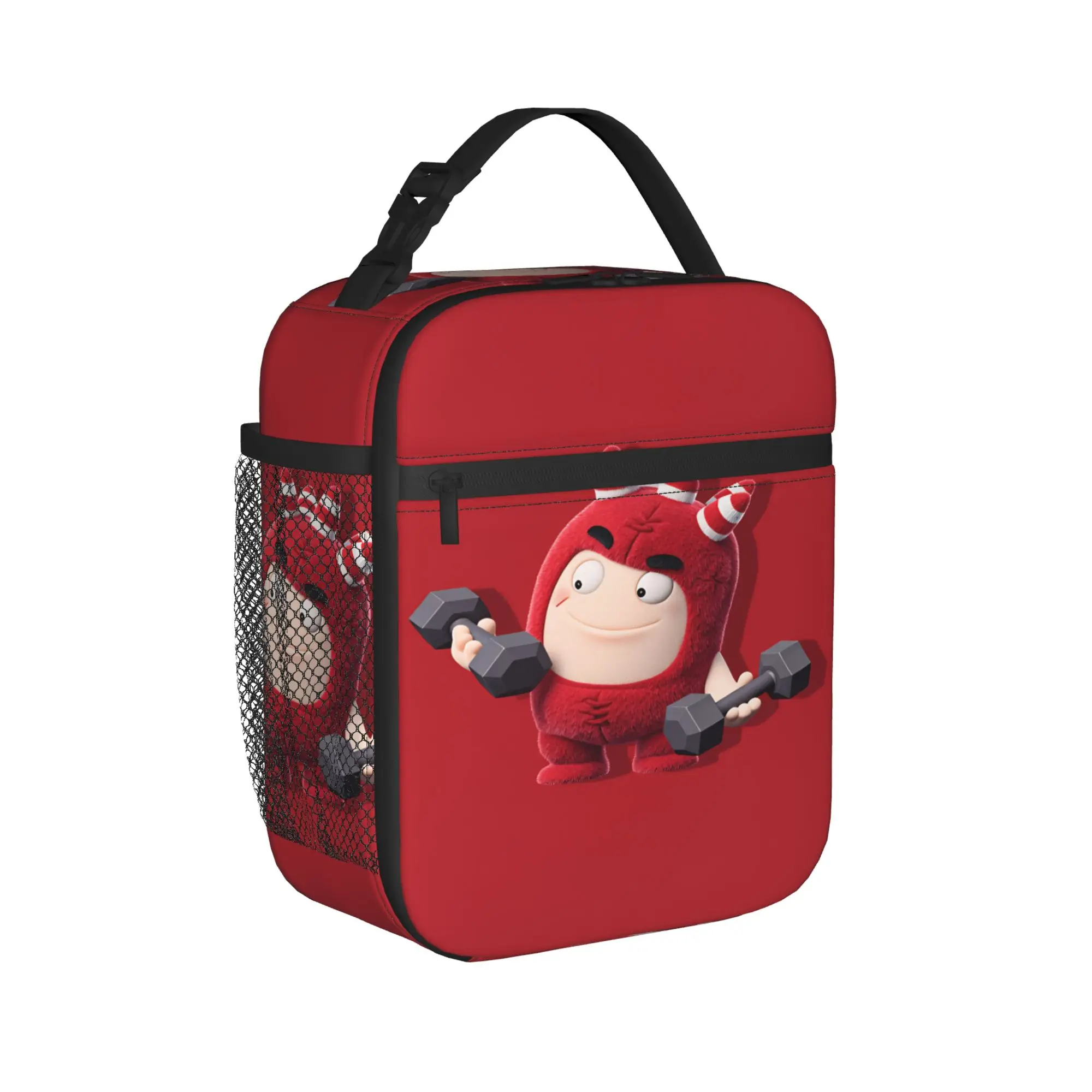 

Cartoon Oddbodes Lunch Bag Outdoor Picnic Lunch Box For Men Retro Designer Thermal Lunch Bags Waterproof Portable Cooler Bag