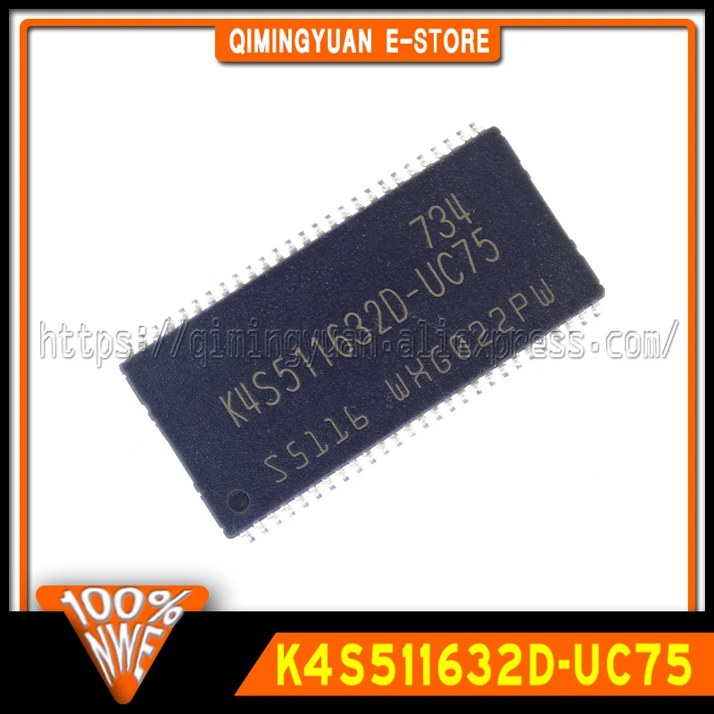 10PCS~100PCS/LOT K4S511632D-UC75 K4S511632D TSOP54 New original