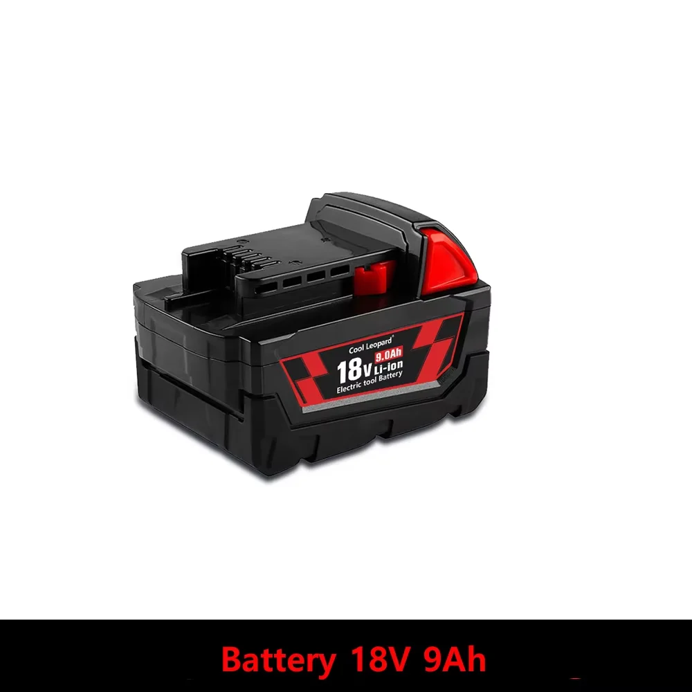 

18V 9.0Ah For Milwaukee M18 Battery 9000mAh 15-Cells Li-ion Rechargeable Battery 48-11-1815 48-11-1850 Replacement Barrtey