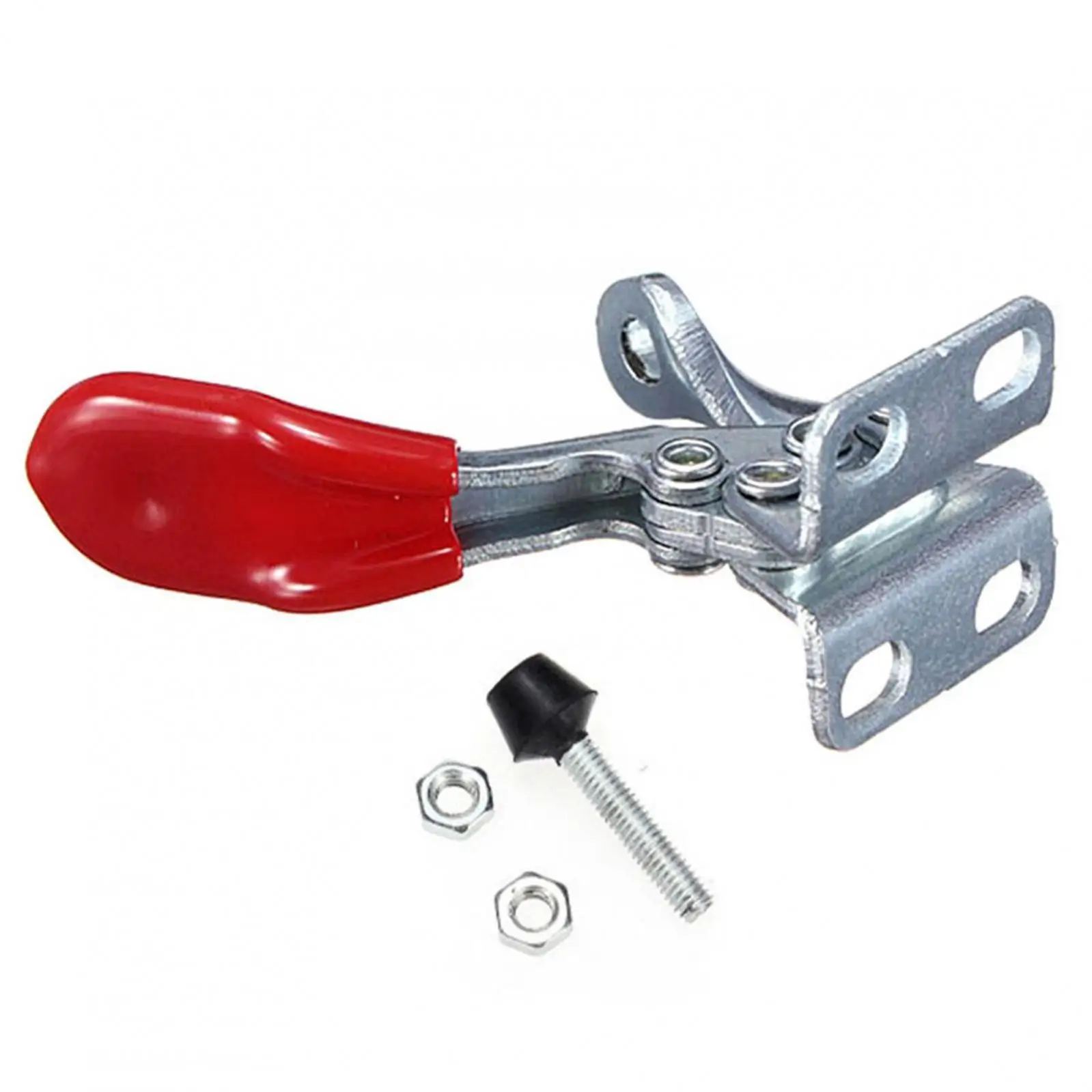 201A Horizontal Toggle Clamp Quick Release Toggle Clamps Set Carbon Steel Hand Clip Tool for Wood working Carpentry Tools