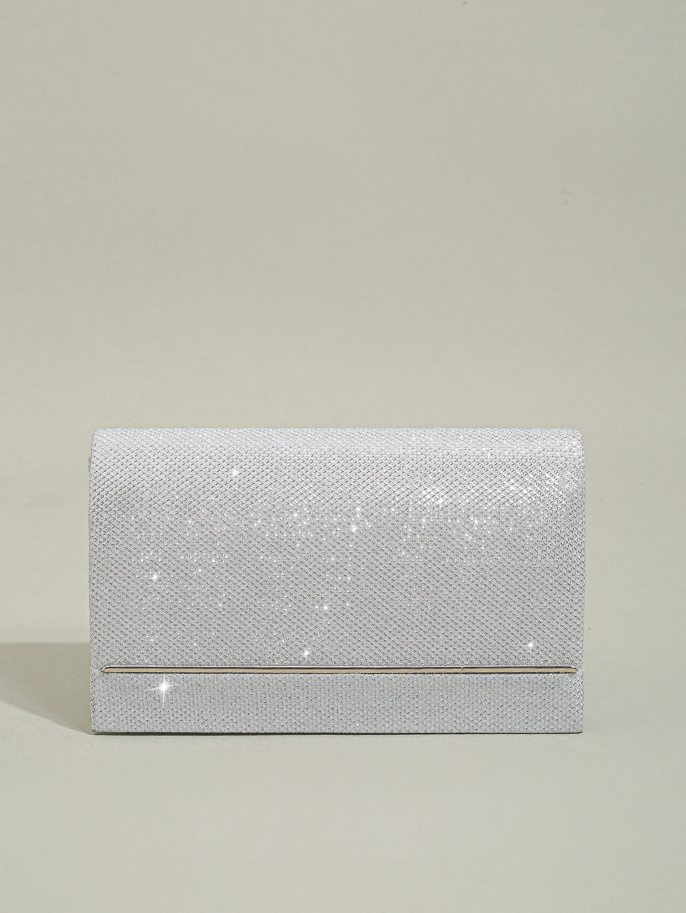 Elegant Evening clutch Bag.women's chain shoulder bag.glamorous light. small clutch bag.glitter square bag