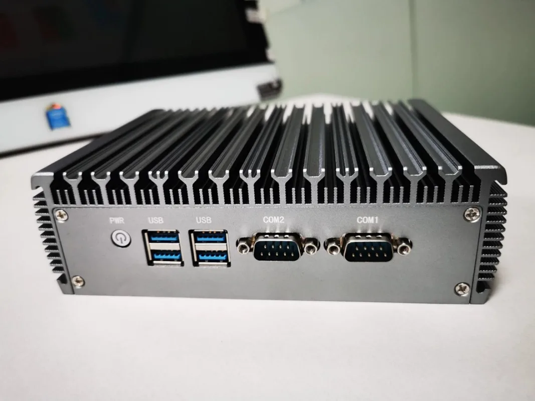 For Mini Industrial PC, Quad-Core N100/J1900/J6412, 12th Gen i3/i5/i7, Dual LAN & RS485 Serial Port, Fanless Fully Embedded Host