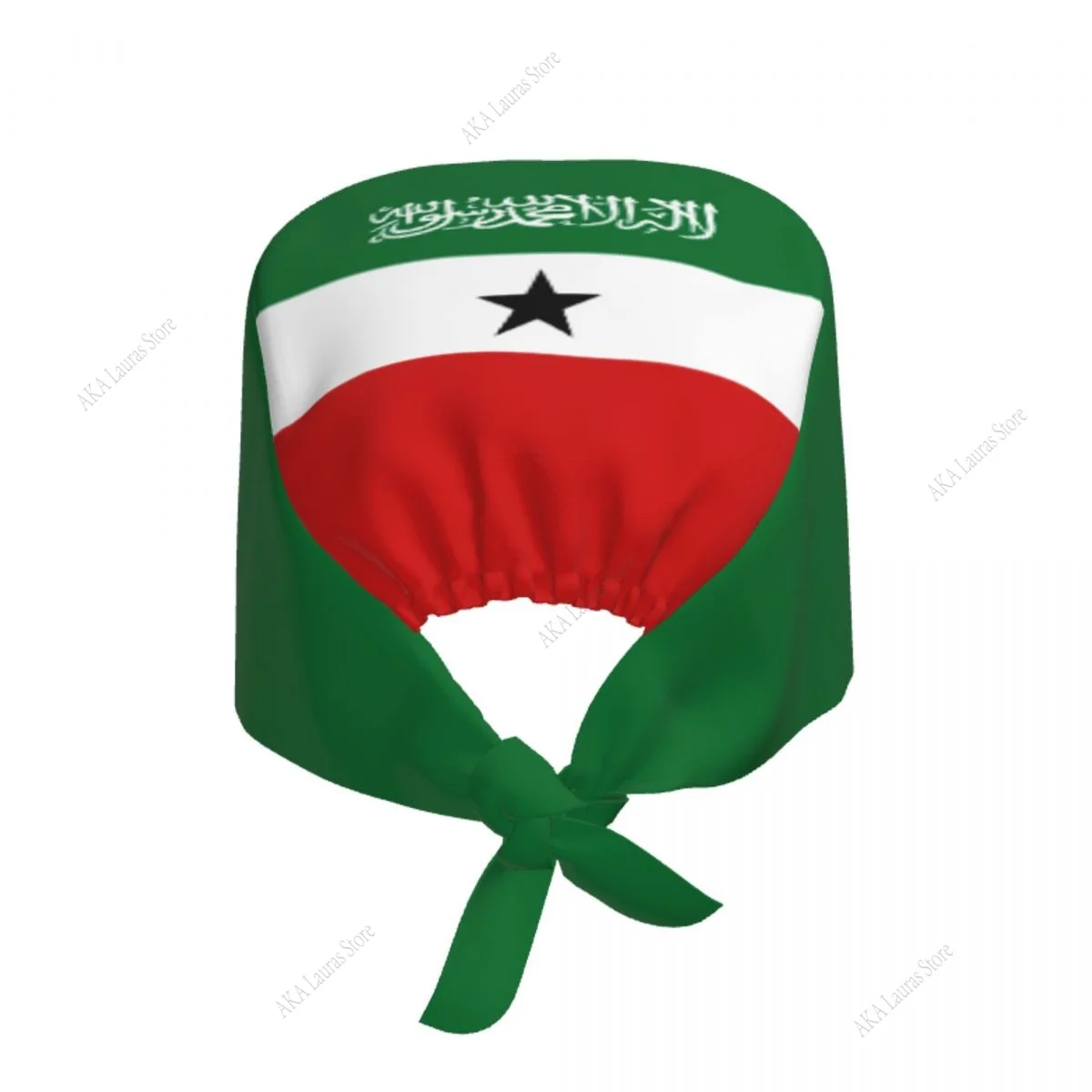 ペットショップソマリランドの旗ユニセックス看護スクラブキャップおかしい通気性獣医看護アクセサリー麻酔スクラブキャップ