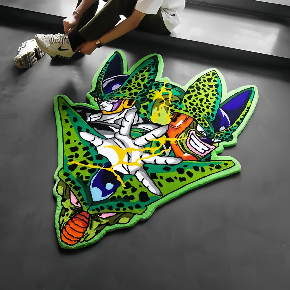 

Anime Dragon Ball Z Cell Evolution Rug Floor Mat Kids Room Decor Non-Slip Carpet,Pet/Game Mat,Soft Decorative Blanket