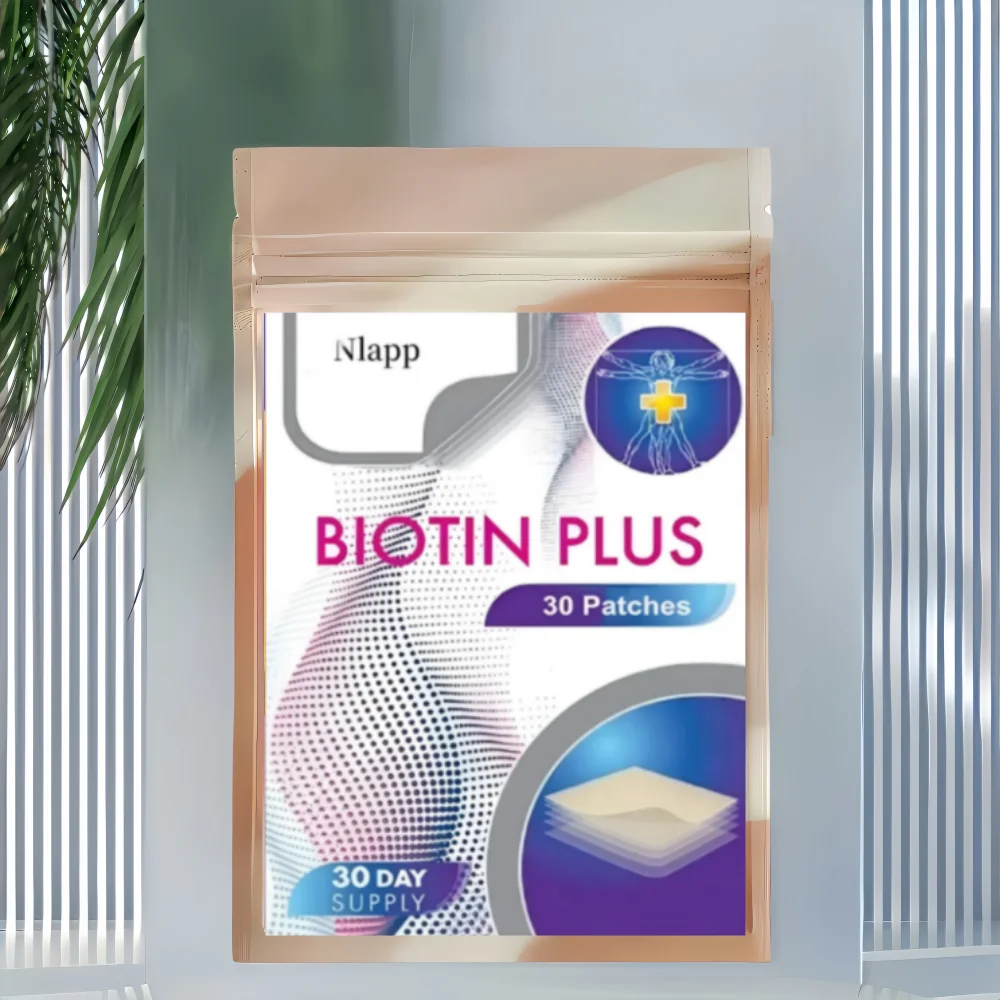 

30 Patches Hair Growth Biotin Plus Patch for Women, Biotin Plus Polygonum Multiflorum