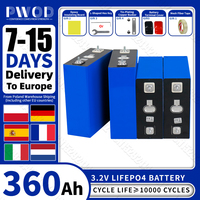 PWOD 360AH Lifepo4 Battery 3.2V Grade A 10000Cycle DIY 12V 24V 48V Lithium iron phosphate Cell For Camping Golf Cart EU Stock