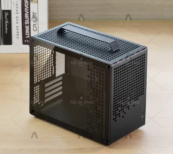 Z20 MATX Desktop Chassis, Removable Handle Support 240 Water Cooling Side Through Case