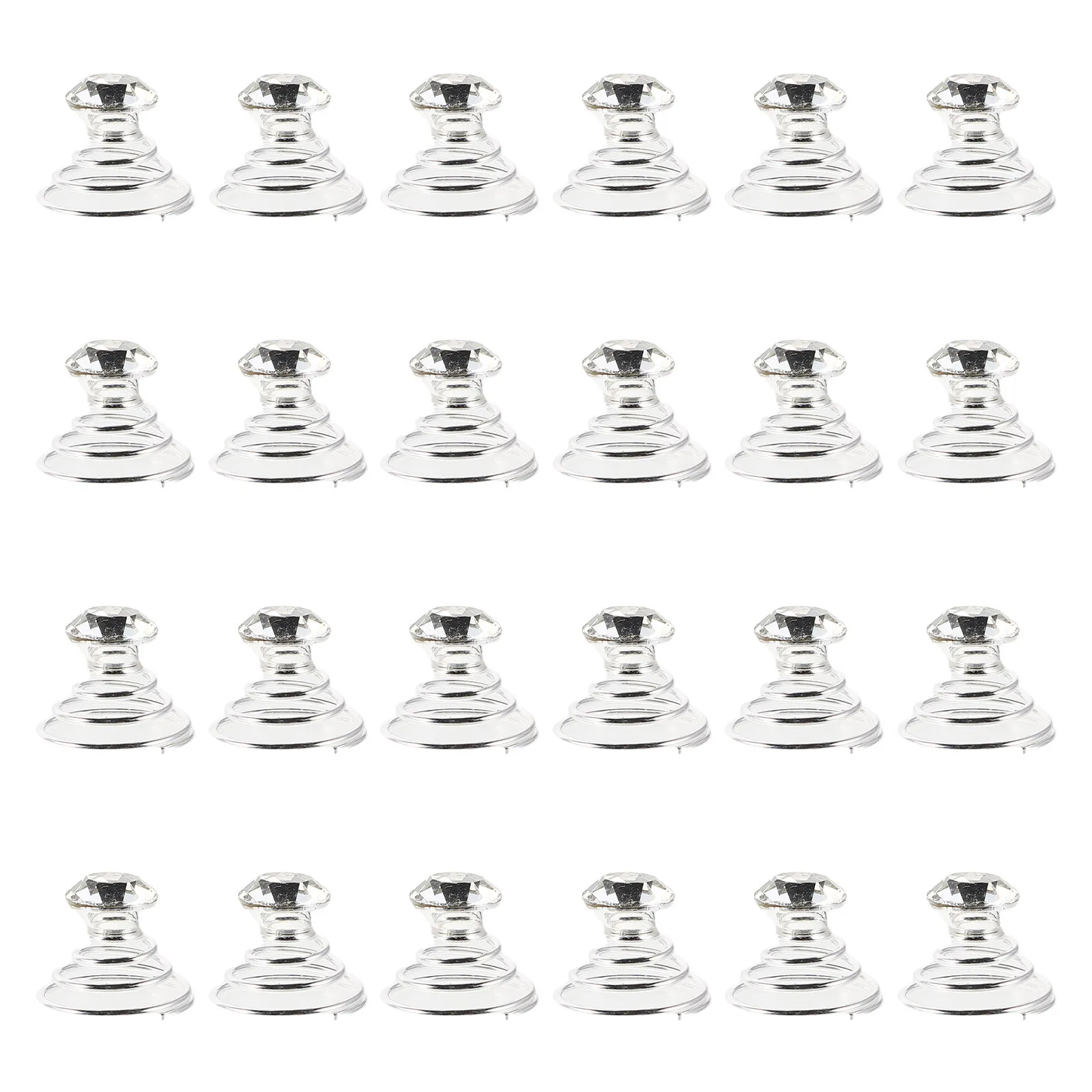 

24Pcs Rhinestone Spiral Hairpins Elegant Bridal Accessories Wedding Prom Party Decorative Hair Clips Bridal Hair Clip