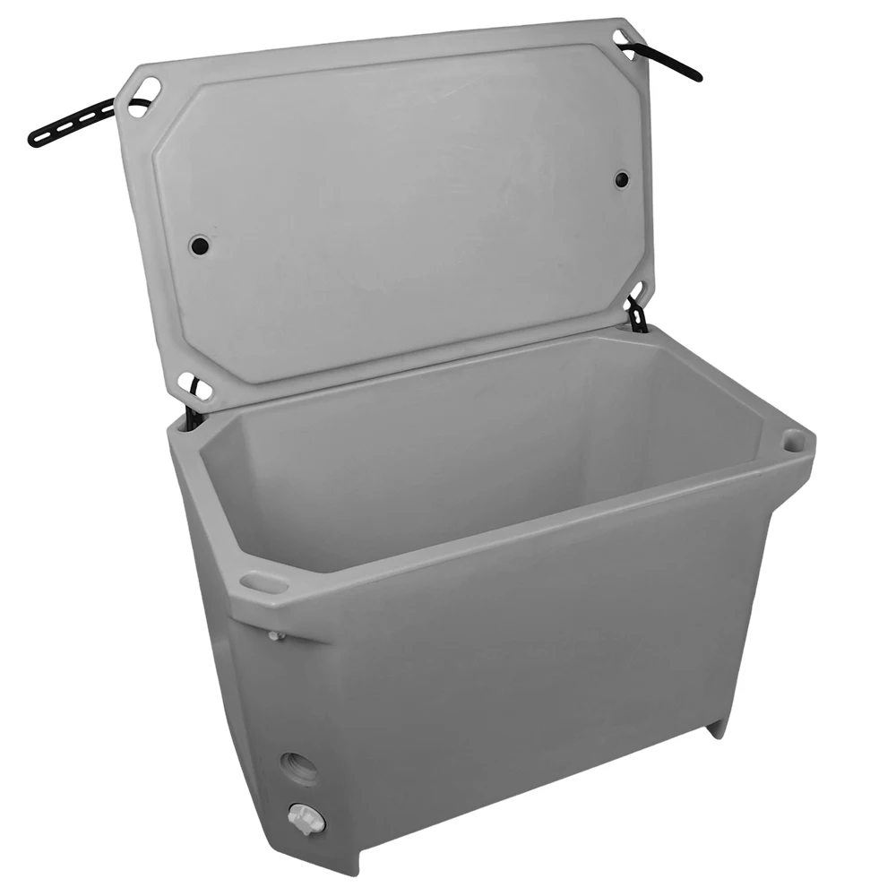 220L Modern Reusable Vortex Forming Fishing Box Seafood Aquaculture Transportation Refrigerated Box 6