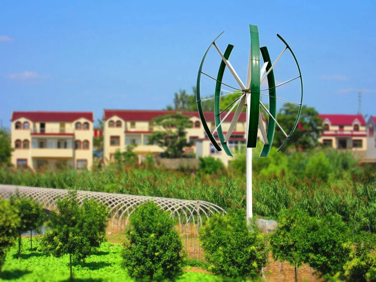 CE Farm Gebruik 48V 96V 110v 220V Drie Fase 20KW Windgenerator Verticale As / 5KW 10KW Eenfase Verticale Windturbine voor Thuis