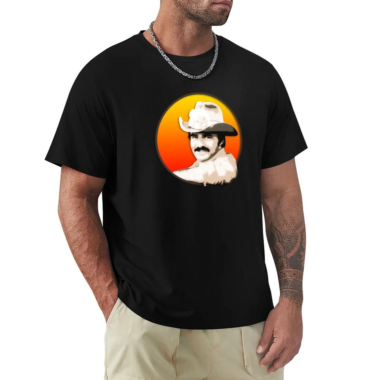 Camiseta Burt Reynolds de secagem rápida e leve para esportes