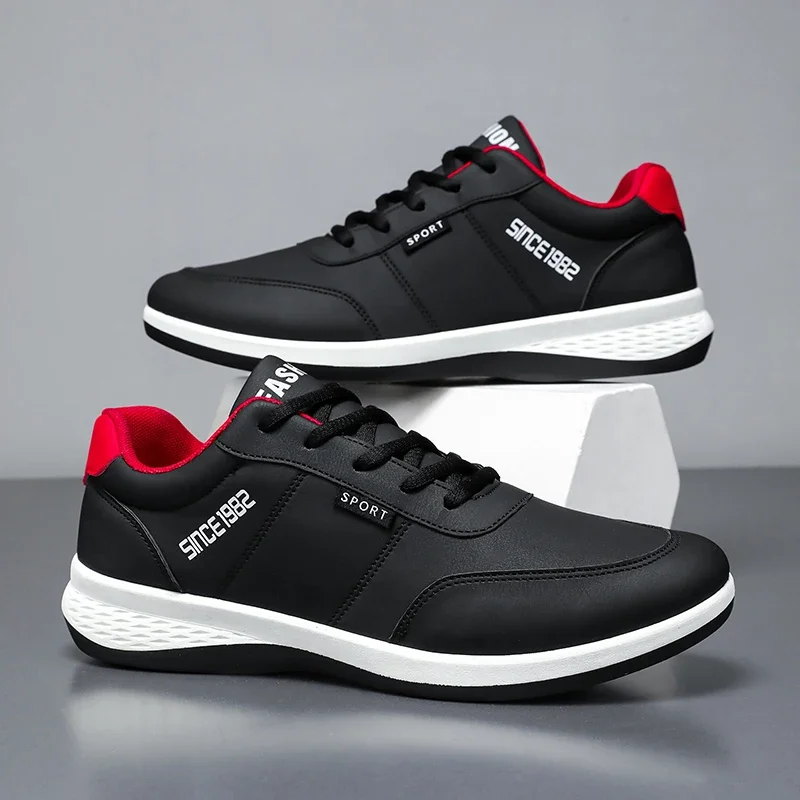 

Men's Casual Shoes Spring Lightweight Sneakers 2026 New Comfortable Lace-Up Shoes for Men Fashion Vulcanized Footwear Sneakers