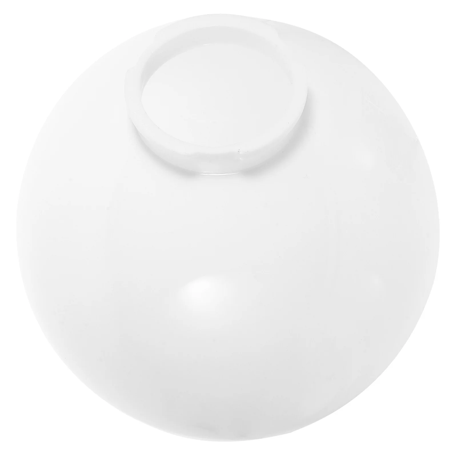 Pantallas de lámpara en forma de bola, pantalla de lámpara redonda acrílica para exteriores, cubierta de globo de repuesto para poste de luz exterior, colgante blanco