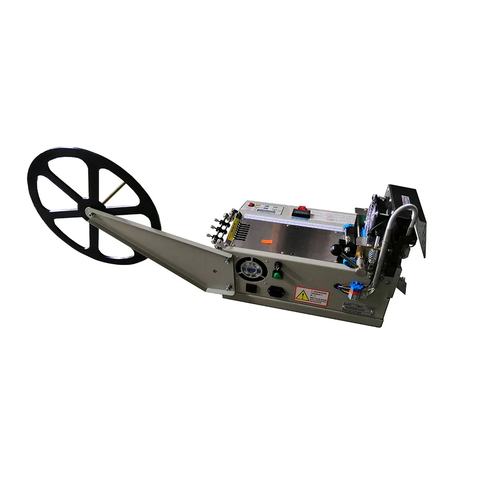 Automatic Brand New Computer Hot and Cold Ribbon Tape Cutting Machine From Guangzhou Webbing and Satin Zipper Cutting Machine
