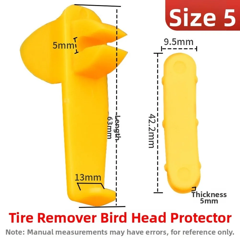Duckbill Style Rim Protector for Tire Changers Nylon Material for Durability and Grip 6.1x3x3cm or 6.3x3x3cm or 12.7x5.1x5.1cm