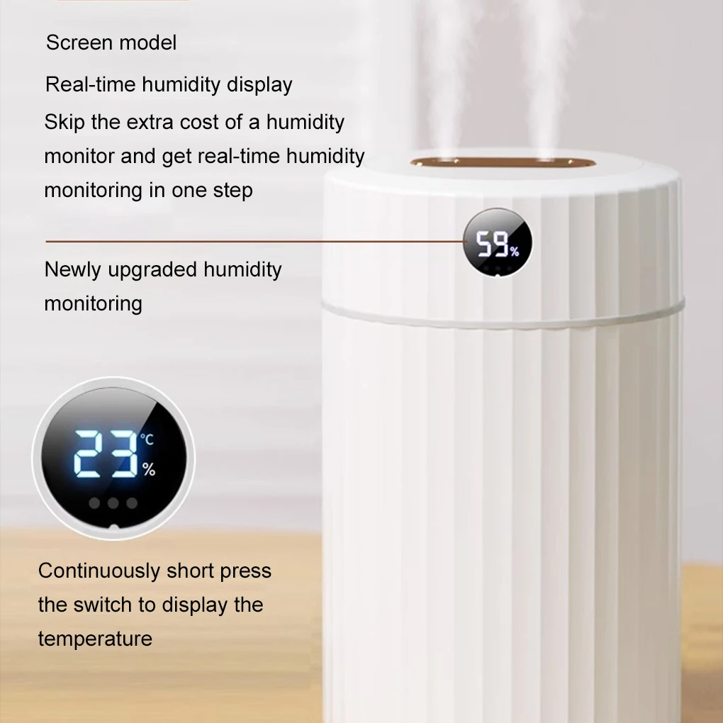 ABS Essential Oil Diffuser With Double Port Spray For Long-lasting Moisture Capable Of Long-term