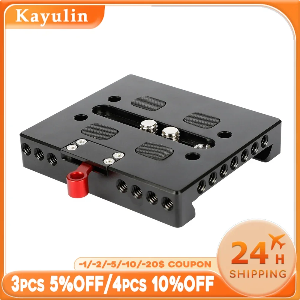 

Kayulin Quick Release Baseplate With Locking Lever For ARRI Dovetail Bridge Plate Sled