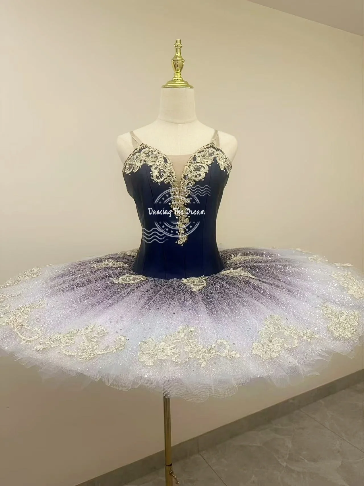 

Celestial Glitter Gradient Ballet Dress - Glamorous Tutu Dress for Women Professional Ballet Clothes