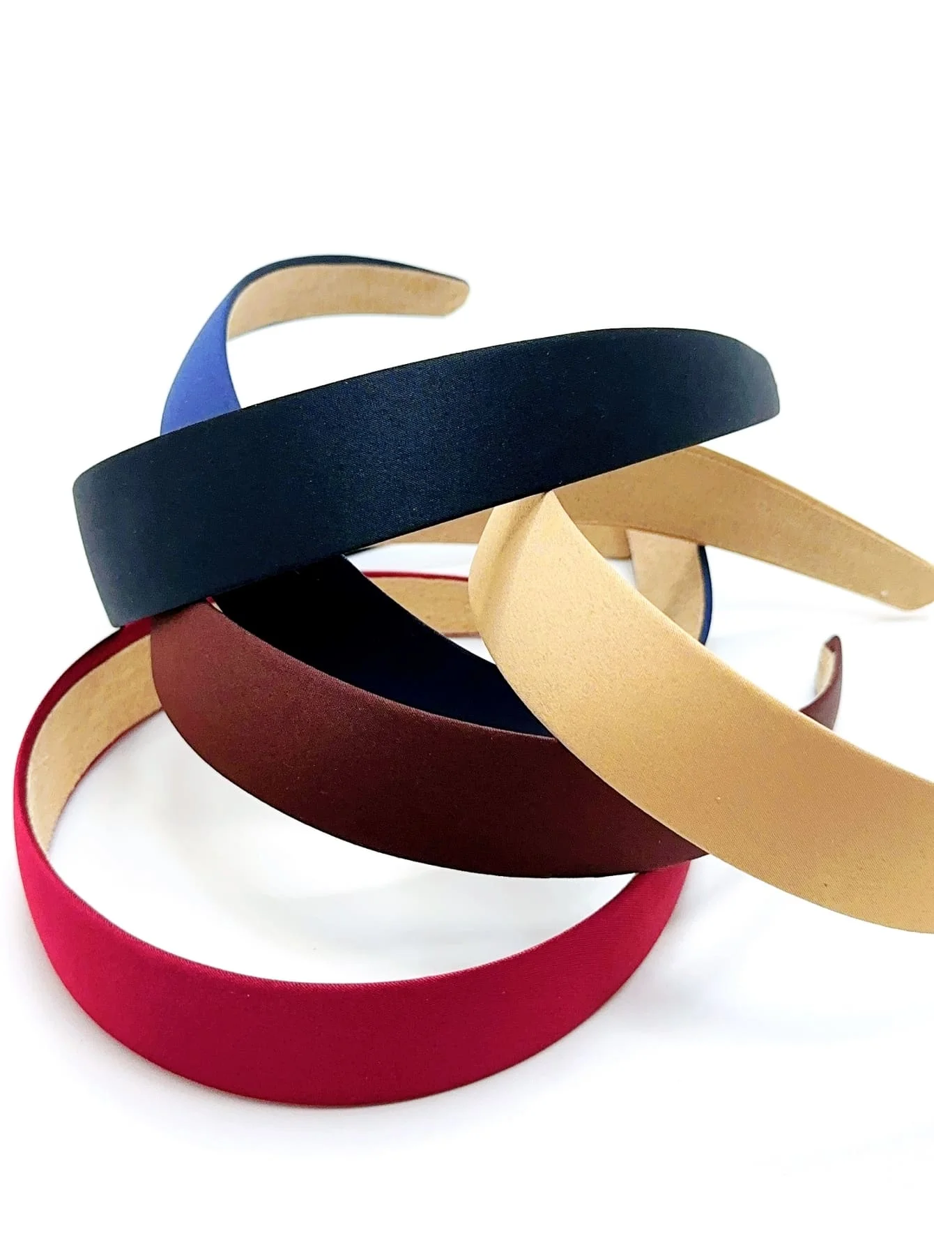 5pcs Solid Wide Headband,Dopamine,Hairband,Hair Hoop Headbands ,Home,Skincare Headband Hair Accessories Head Accessories