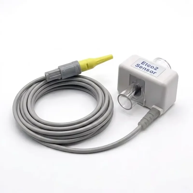Mainstream EtCO2 Sensor Module Capnograph Compatible with Respironics Capnostat 5 Medical Monitoring Device Accessory