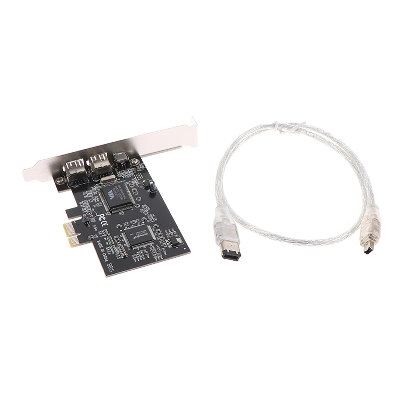 PCI Firewire Karte Für Windows 10,IEEE 1394 PCI Express Controller 4 Ports(3X6 Pin Und 1X4 Pin), firewire 800 Adapter