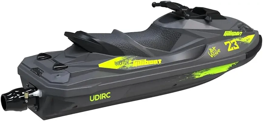 UDIR/C UDI023 RC Speedboat Brushed 20KM/H 2.4G Jet Spray RC Boat Ship Waterproof Self-Righting LED Lights RTR High-Speed Models