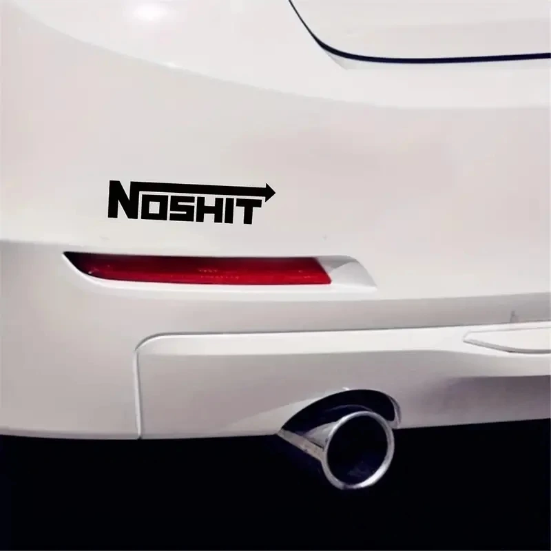 1 pc nice NOSHIT Nos Style Decal Funny Car Truck Vinyl car Sticker JDM Racing Window Decal Stickers Jdm Window Decals for window