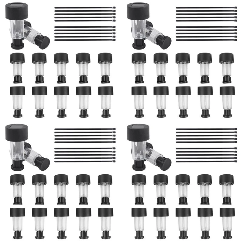 My Home 40Packs LED Solar Lamp Waterproof Pool Lights Outdoor Swimming Pool Fence Garden Decoration Lamp For Yard