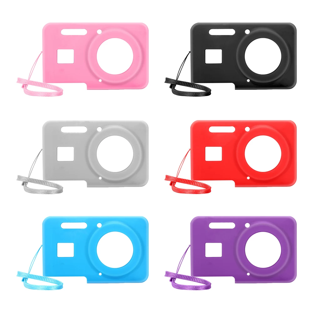 For KODAK PIXPRO FZ55 Digital Camera Cover Soft Silicone Protective Case Lightweight Sleeve Camera Accessories with Lanyard