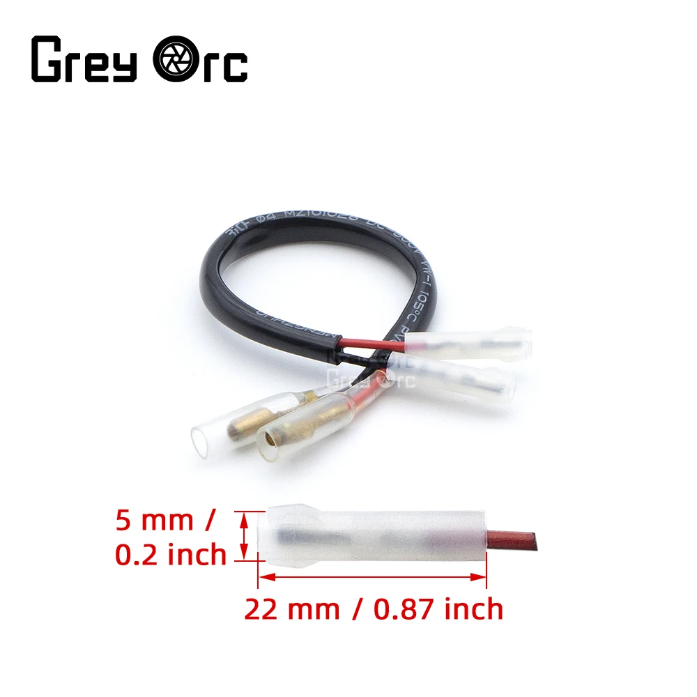 Turn Signal Marker Wire Adapter Plug Connectors For Triumph 2 Wires Connector 2 Power Cords Motorcycle Accessories