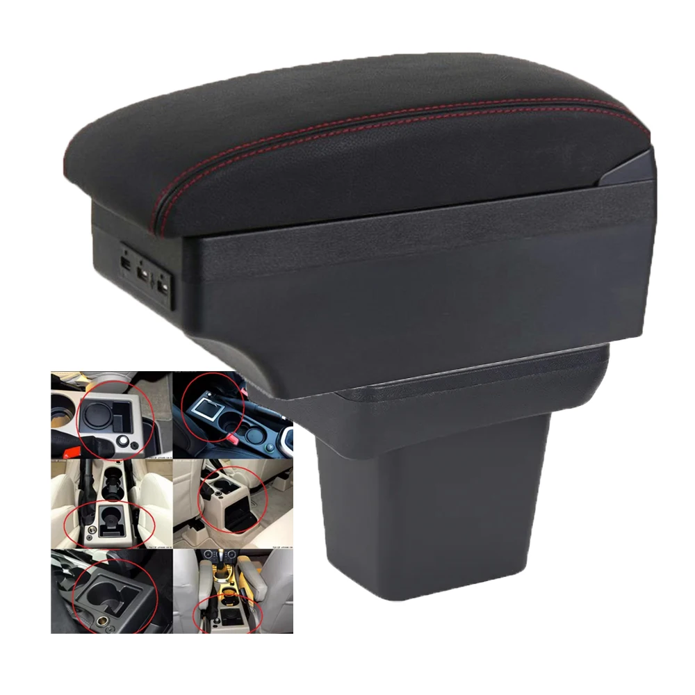 For Car Land Rover Freelander 2 Armrest Box Arm Elbow Rest Center Console Storage Case Modification Accessories with USB Port