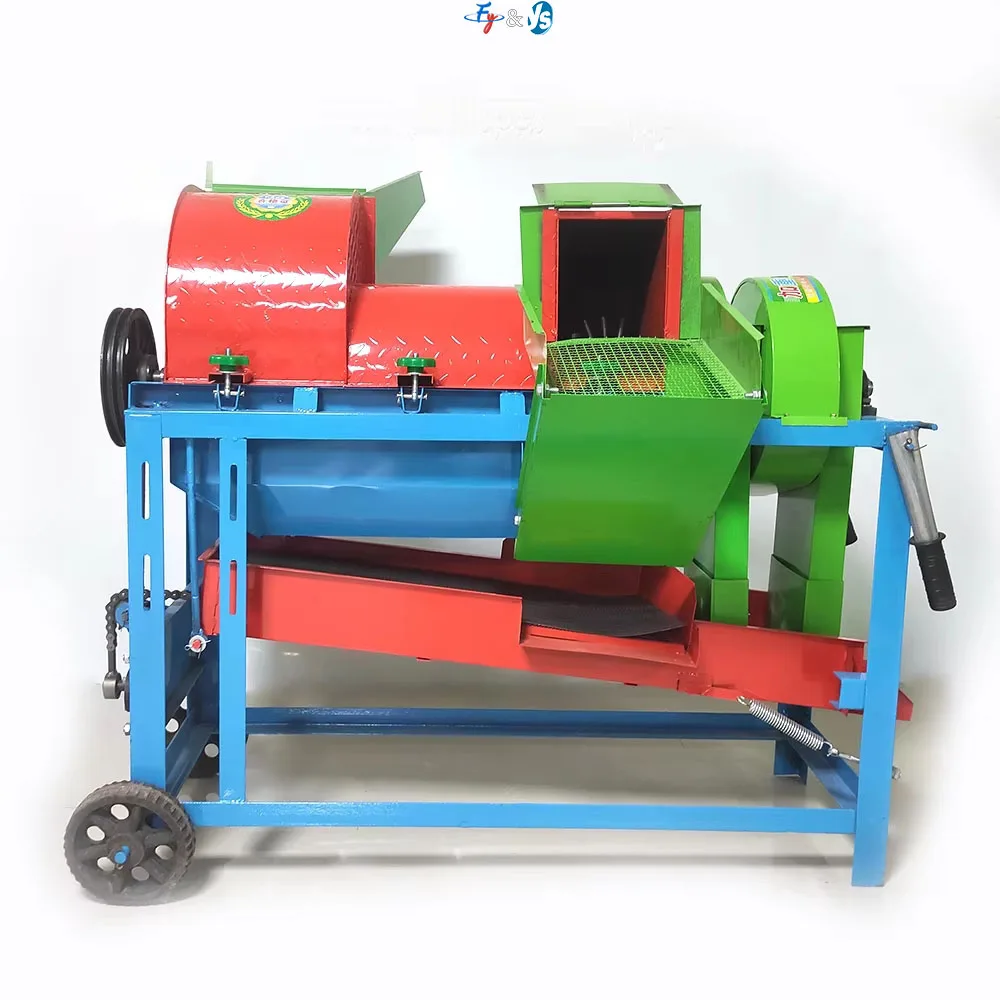 Multifunction Mung Bean Soybean Sorghum Seed Rice Maize Thresher and Sheller Cleaning Machine/Corn Shelling Threshing Equipment
