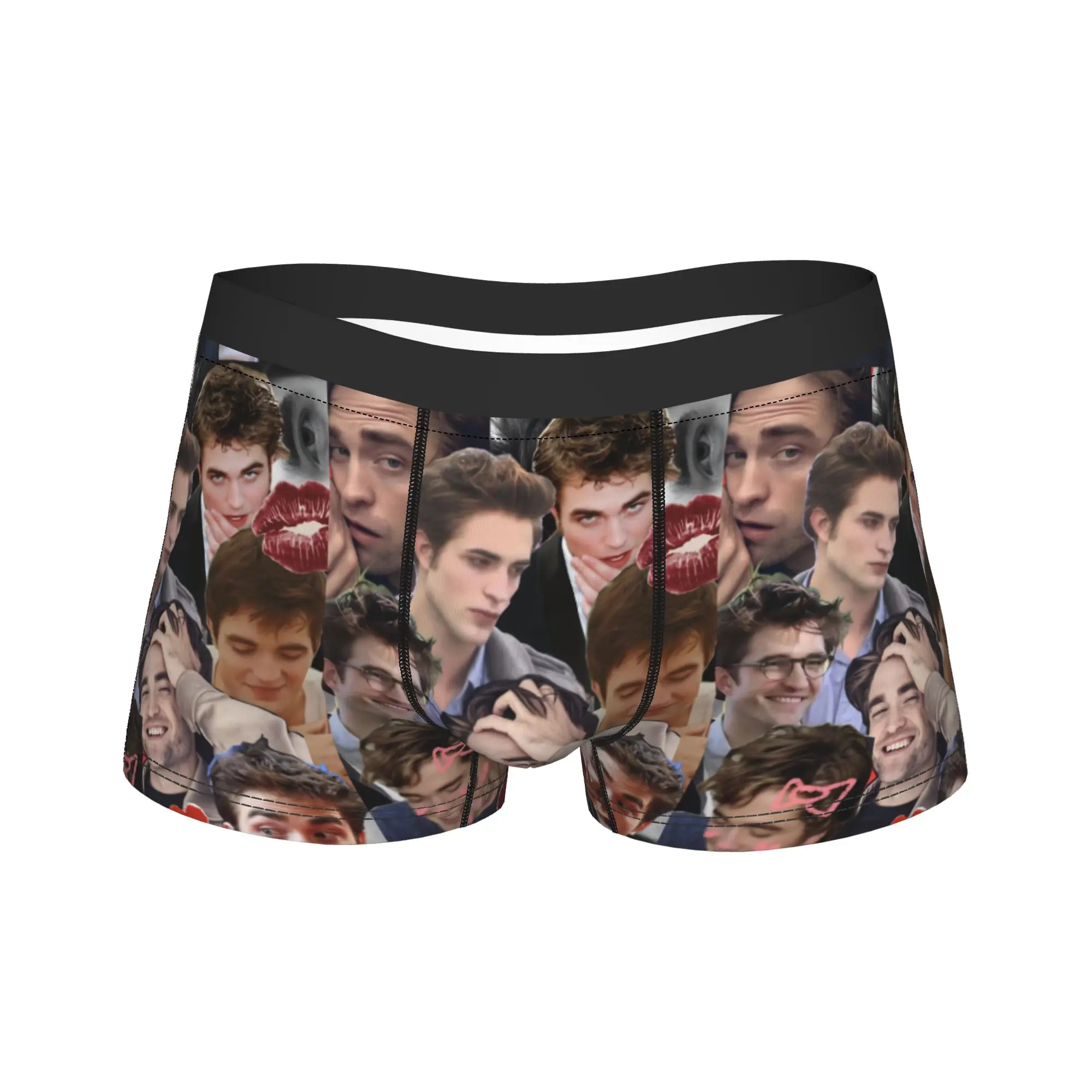 Humor Boxer The Twilight Saga Movie Shorts Panties Briefs Man Underwear Edward Vampire Soft Underpants for Homme Plus Size