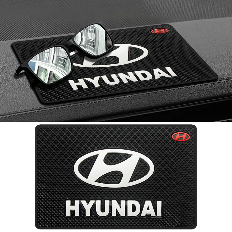 Car Anti-Slip Mat Dashboard Silicone Sticky Storage Pad For Hyundai I10 I20 I30 I40 IX20 35 Tucson Solaris Accent Azera Elantra