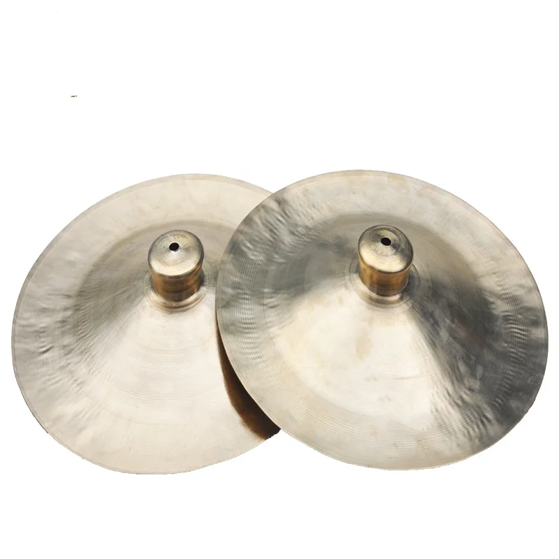 Hooqu Lion Dance Cymbals Hand Crafted Brass Cymbals Chinese Folk Cymbals