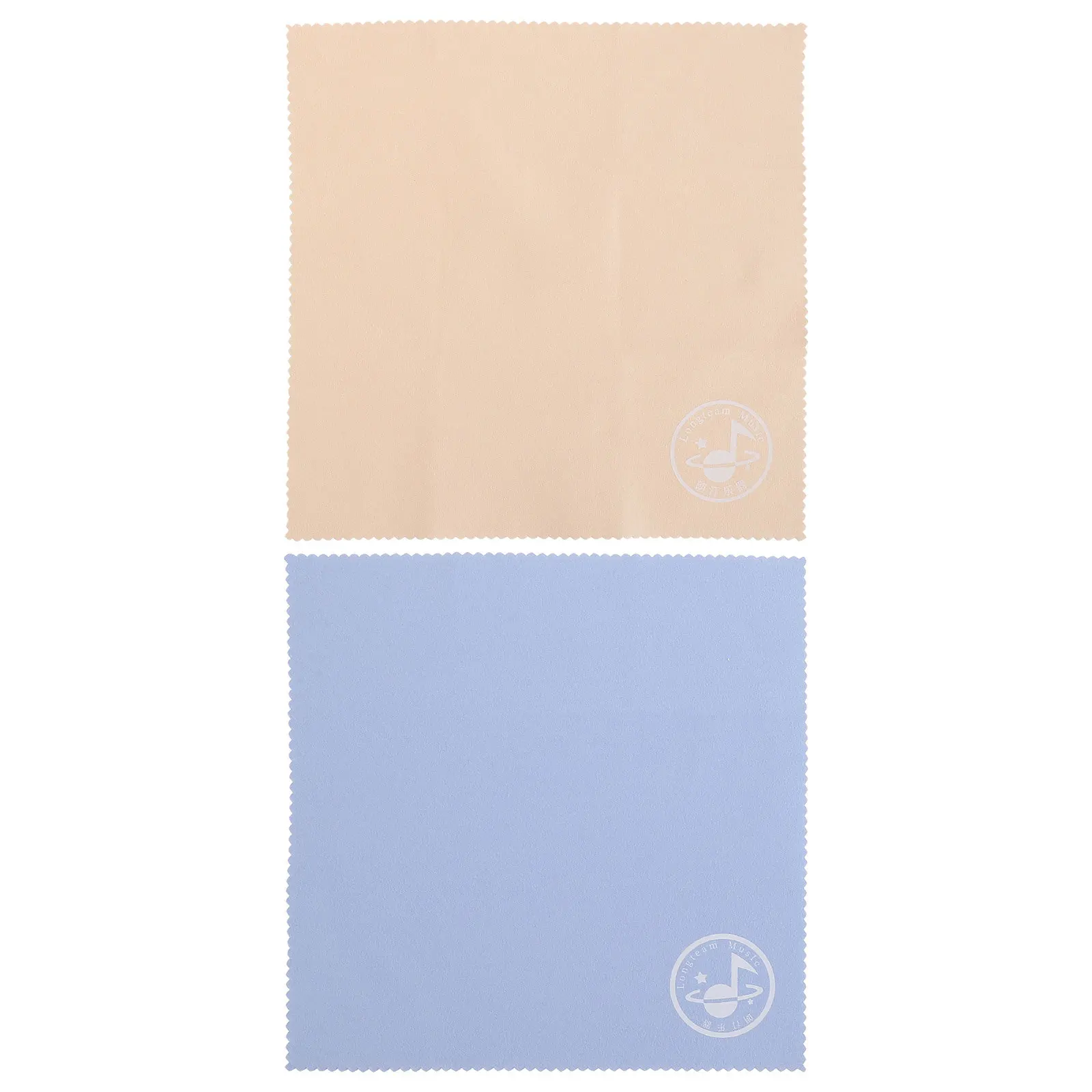 

2 Pcs Instrument Cloth Cleaning Cloths Clarinet Piano for Trumpet Horn Guitar