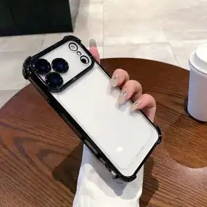 Funda de teléfono chapada para Samsung S26 S25 S24 S23 S22 S21 S20 FE Note20 Edge Plus Ultra 4G 5G Airbag anticaída