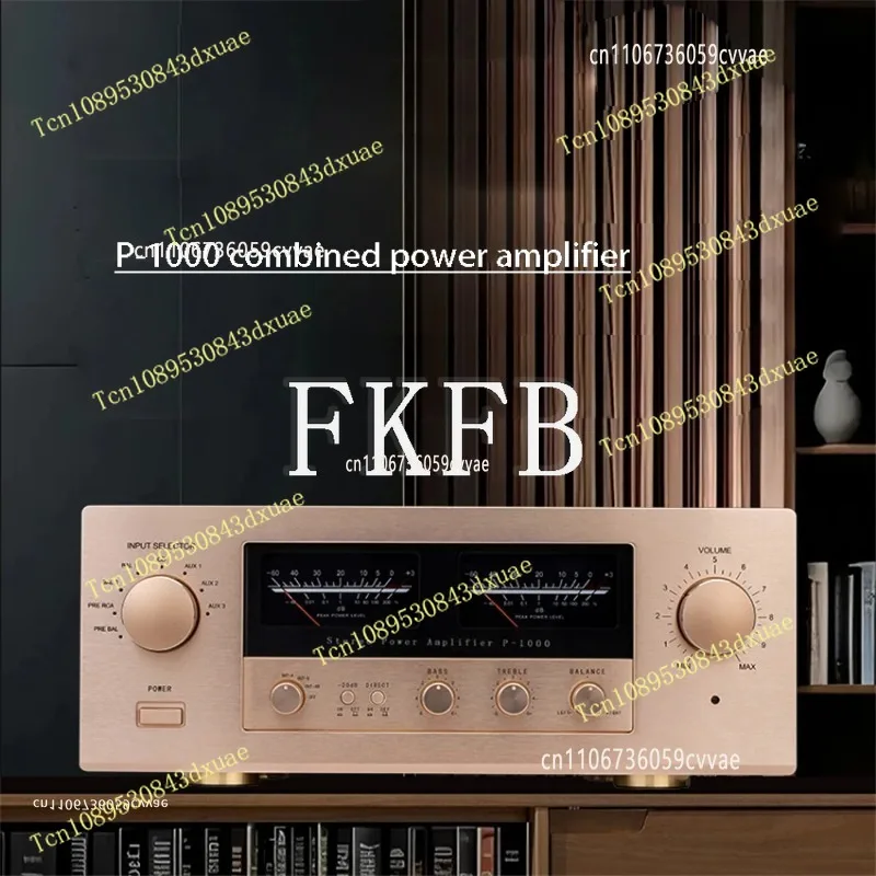 

P1000 Class A and Class B High-power Dual Channel High and Low Frequency Adjustment Hifi Fever Merging Amplifier 110V 220V