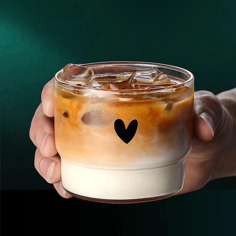 2/4pcs Transparent Glass Mousse Cup Set Pudding Cup Jelly Yogurt Mousse Dessert Cup Heat Resistant Coffee Milk Mug 300ml