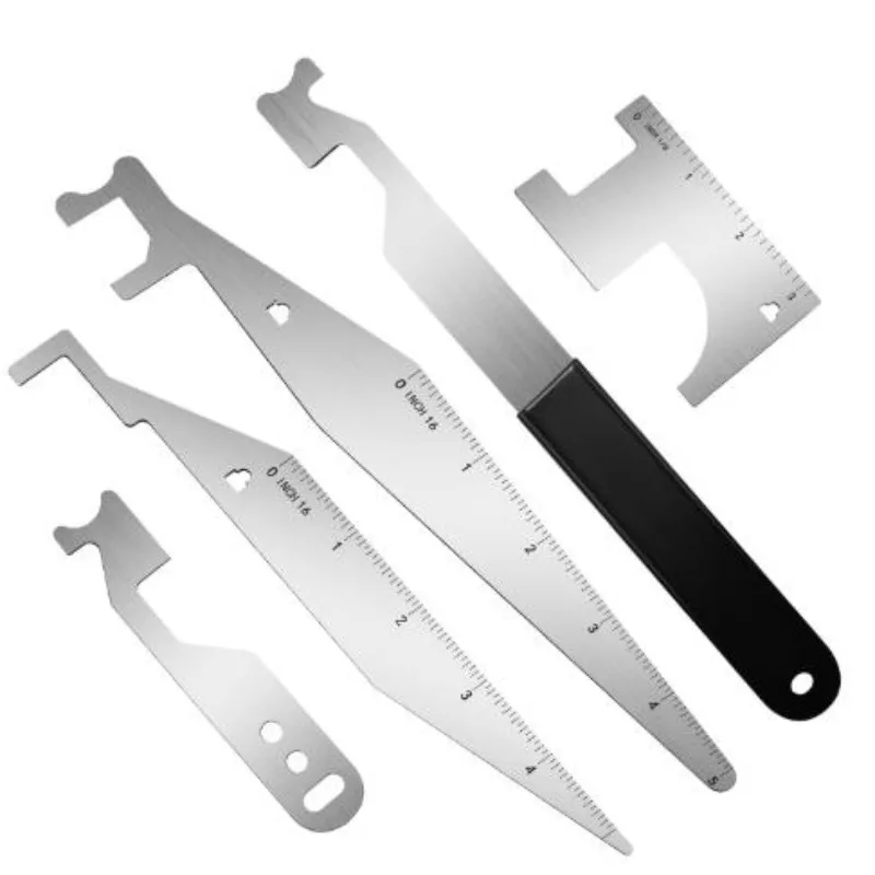 4 kinds Insert Sheet bypass Locksmith Tools Set For House Lock Door Gap Tools DIY Opener