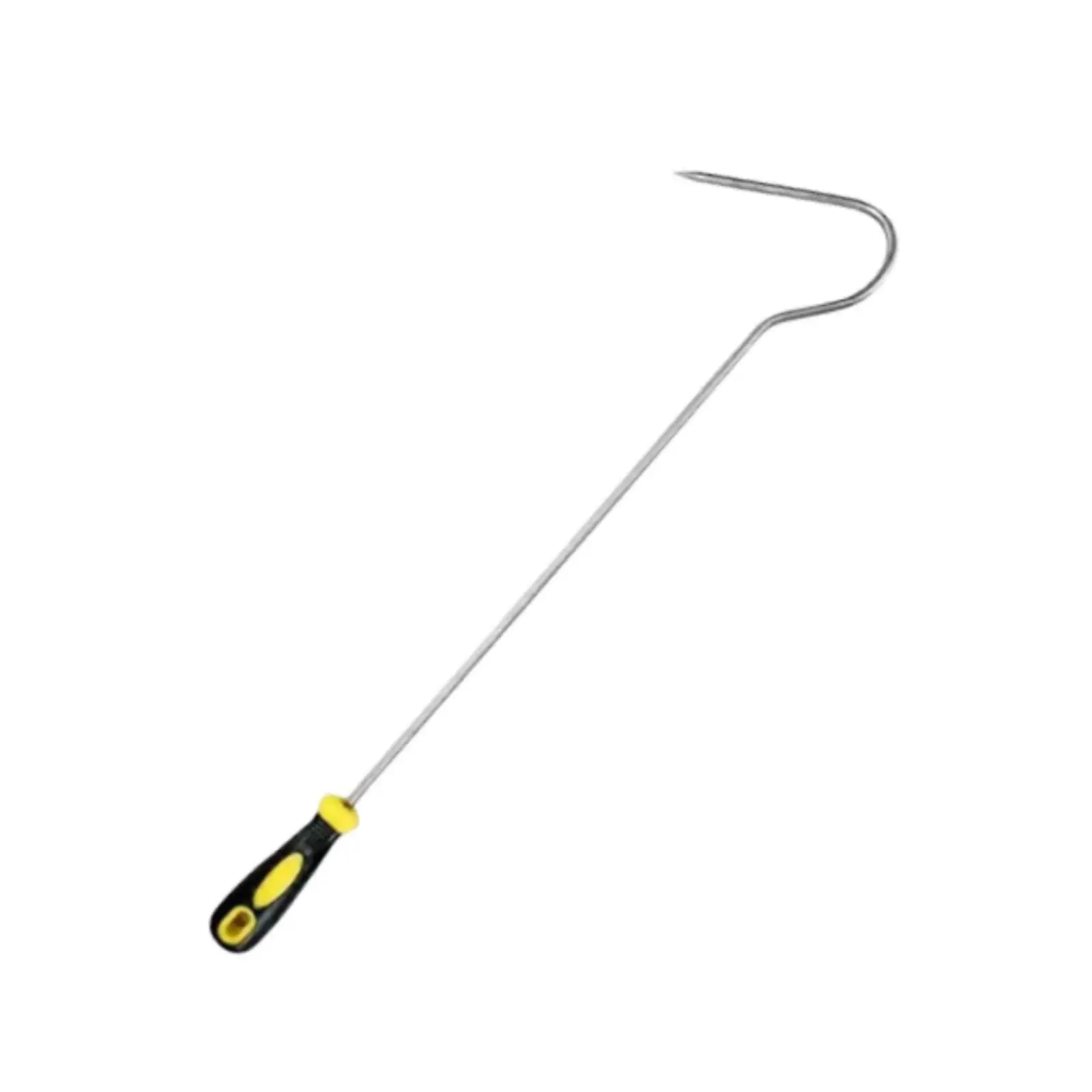 Heavy Duty Stainless Steel Single Hook Pull Tool Boning Hook T Handle Metal Hooks for Hanging for Drain Covers