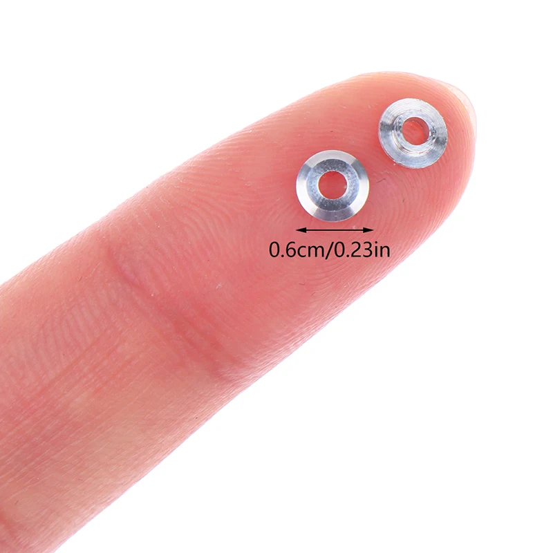 

.20PCS new Mini Metal Washer Gasket Shim Spacers For 520 Ball Bearing Guide Wheel Roller 94768 Spare Parts For Tamiya 4WD RC Car
